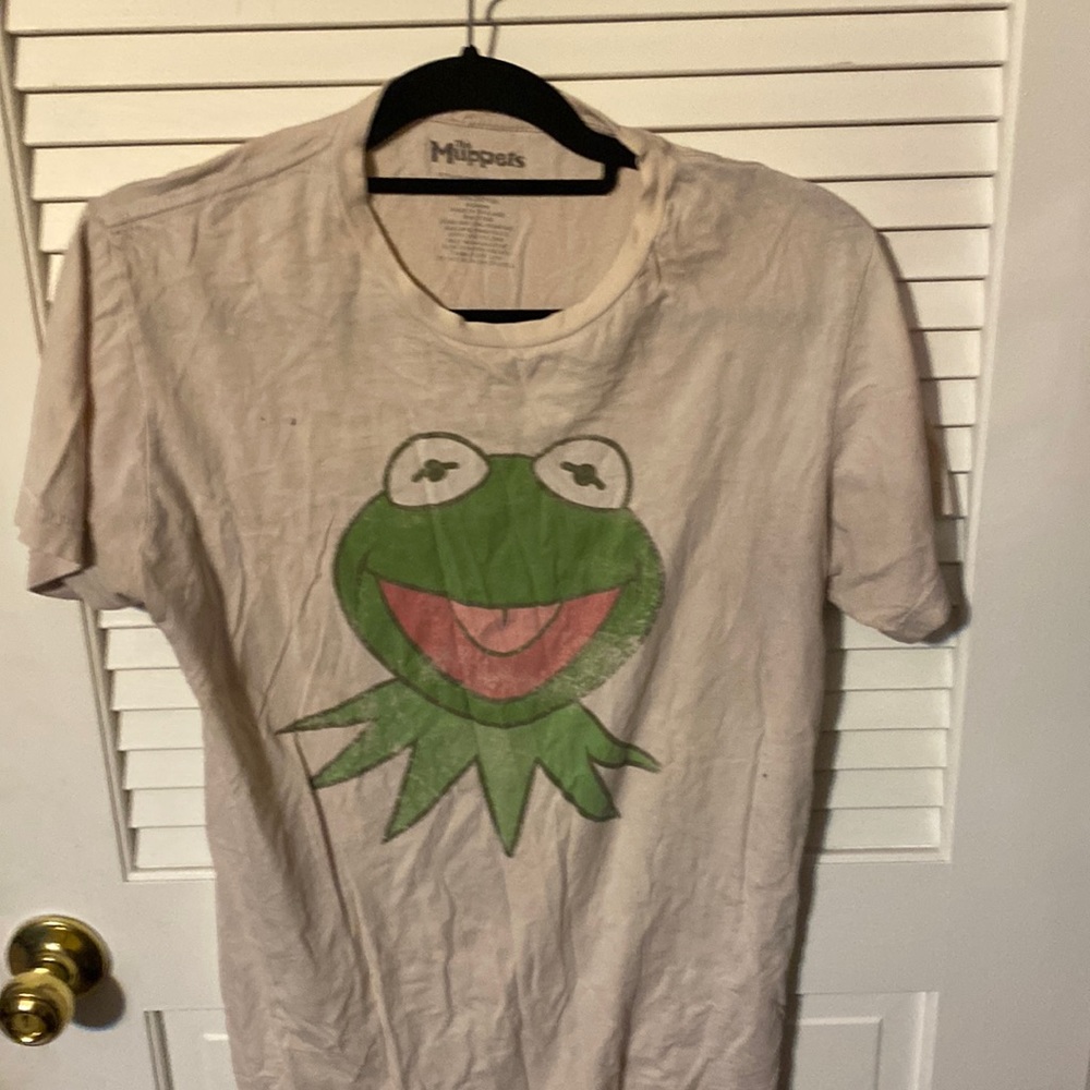 Mens vintage Kermit frog muppets medium rare shirt
